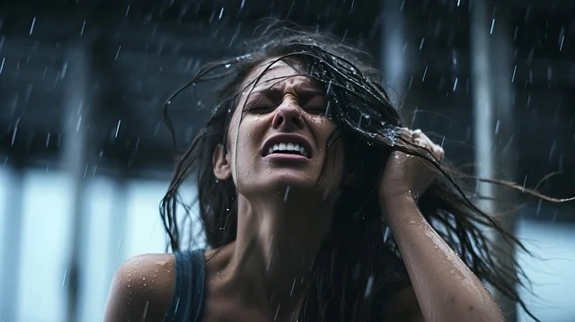 painful woman